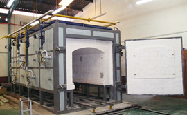 Daily ceramic gas fired shuttle kiln