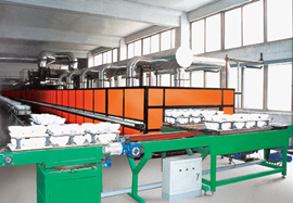 Daily ceramic gas fired roller kiln