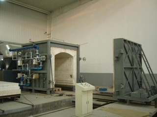 1650℃ high temperature gas shuttle kiln
