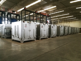 Box-type optical glass precision annealing